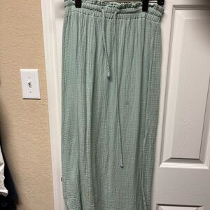 BB Dakota by Steve Madden Light Green Maxi Skirt